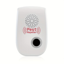 Multi-Functional Pest Repeller, Electronic, Ultrasonic, Dual Speaker, High Power, 360 Coverage, with PE (Polyethylene) Material