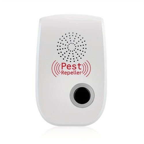 Multi-Functional Pest Repeller, Electronic, Ultrasonic, Dual Speaker, High Power, 360 Coverage, with PE (Polyethylene) Material