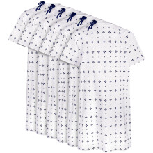 Utopia Care 6 Pack Cotton Blend Unisex Hospital Gown Fits Sizes Up To 2Xl Blue