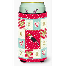 """"Caroline's Treasures CK5517TBC Toucan Love Tall Boy Insulator Hugger koude drank-koozies Veelkleurig""""