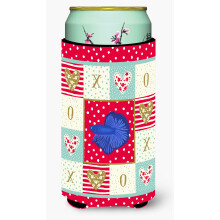 """"Caroline's Treasures CK5493TBC Super Delta Tail Betta Love Tall Boy Hugger koude drank-koozies Veelkleurig""""
