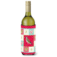 """"Caroline's Treasures CK5512LITERK Gold Finch Love Weinflasche Hugger Cold-Beverage-Koozies 750 ml Mehrfarbig""""