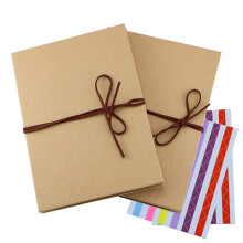 Twdrer 2er-Pack Hardcover-Fotoalben, DIY-Scrapbook-Alben, dehnbar, faltbar, Kraftpapier, Fotosammlung fr Hochzeitstag, Valentinstag, Studentenabschl