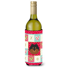 """"Caroline's Treasures CK5228LITERK pomerniai borosveg szigetelo Hugger hideg-ital-koozies 750 ml Multicolor""""