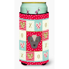 „Skarby Caroline CK5195TBC Ekwadorski bezwłosy pies Wysoki chłopiec Hugger Koozies do zimnych napojów Wielokolorowy”