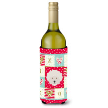 """"Carolines Treasures CK5185LITERK Bichon Fris Vinflaska Isolator Hugger kall-dryck-koozies 750 ml Multicolor""""