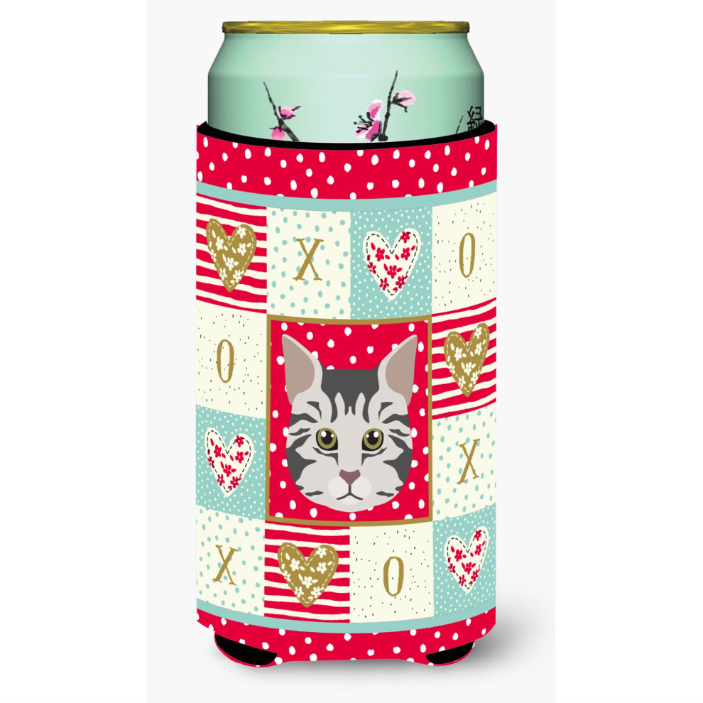 „Skarby Caroline CK5079TBC American Bobtail Cat Tall Boy Hugger Koozies Do Zimnych NapojóW, Wielokolorowe”-image