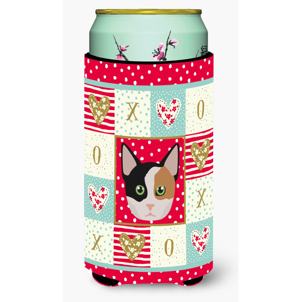 ""Caroline's Treasures CK5134TBC Munchkin Cat Tall Boy Insulator Hugger Koude Drankkoelers Multicolor""-image