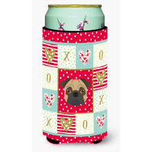 """"Caroline's Treasures CK5231TBC Pug Tall Boy Insulator Hugger cold-beverage-koozies ?????????""""