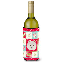 """"Caroline's Treasures CK5210LITERK japn spitz borosveg Hugger hideg-ital-koozies 750 ml Multicolor""""