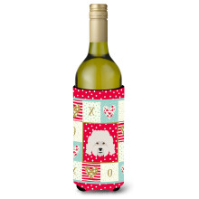 """"Caroline's Treasures CK5186LITERK Bolognese borosveg szigetelo Hugger hideg-ital-koozies 750 ml Multicolor""""