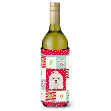 """"Caroline's Treasures CK5217LITERK mltai borosveg szigetelo Hugger hideg-ital-koozies 750 ml Multicolor""""