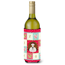 """"Caroline's Treasures CK5206LITERK Imperial Shih Tzu borosveg Hugger hideg-ital-koozies 750 ml Multicolor""""