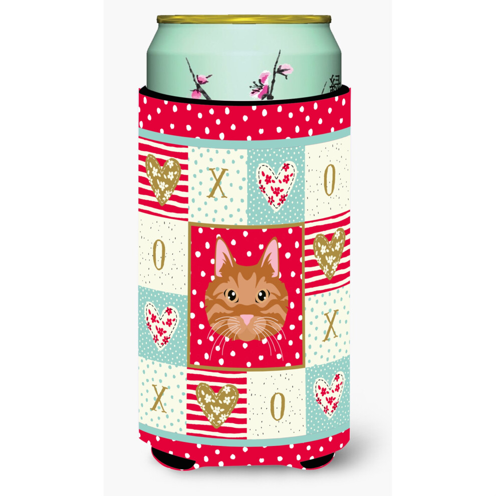 Caroline's Treasures CK5126TBC Kurilian Bobtail Cat Tall Boy Hugger Kaltgetr Nke-Koozies, Mehrfarbig-image