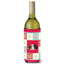Caroline's Treasures CK5426LITERK Abyssinian Guinea Pig Love Weinflasche Hugger Cold-Beverage-Koozies 750 ml Mehrfarbig