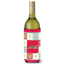 Caroline's Treasures CK5538LITERK Suwak do stawu Turtle Wine Bottle Hugger zimne napoje-koozies 750 ml wielokolorowy""""