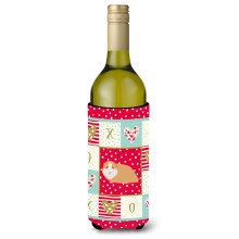 """"Caroline's Treasures CK5427LITERK Amerikai tengerimalac Love borosveg Hugger hideg-ital-koozies 750 ml Multicolor""""