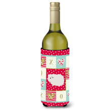 """"Caroline's Treasures CK5430LITERK Merino Guinea Pig Love Weinflasche Hugger Cold-Beverage-Koozies 750 ml Mehrfarbig""""