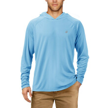 Roadbox UPF 50+ Fishing Shirts for Men Long Sleeve Sun Protection Lightweight Outdoor UV Hiking Shirts