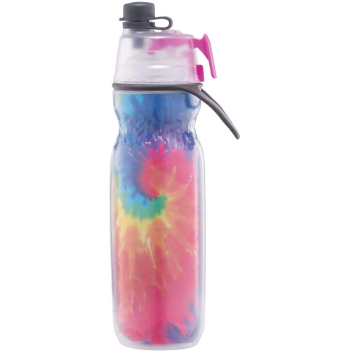 O2COOL ArcticSqueeze Botella de Agua Misting Aislada - Tie Dye, 20 Onzas Líquidas, Plástico 2