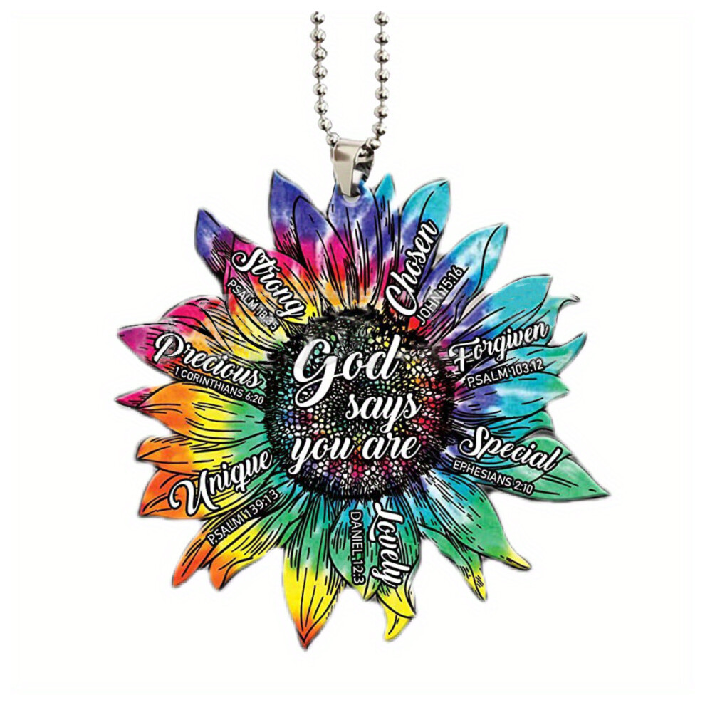 (14) Sunflower Lively Acrylic Car Accessory Minimalist Backpack Decoration Aromatic Decor Charm Home-image-OPC-PGFBK2M-NEW