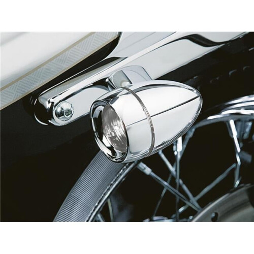 Kuryakyn 2109 Chrome & Red Deep Dish Lens Bezel