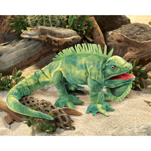 Folkmanis Iguana Hand Puppet 2