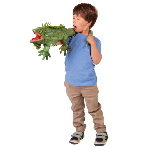 Folkmanis Iguana Hand Puppet 1