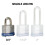 Master Lock Master Lock 3D Εξωτερικό Λουκέτο με Κλειδί, 1 Συσκευασία, Ασημί 5