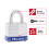 Master Lock Master Lock 3D Εξωτερικό Λουκέτο με Κλειδί, 1 Συσκευασία, Ασημί 2
