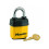 Master Lock Master Lock 911DPF Ανθεκτική Εξωτερική Κλειδαριά με Κλειδί, 1 Τεμάχιο, Κίτρινο 1