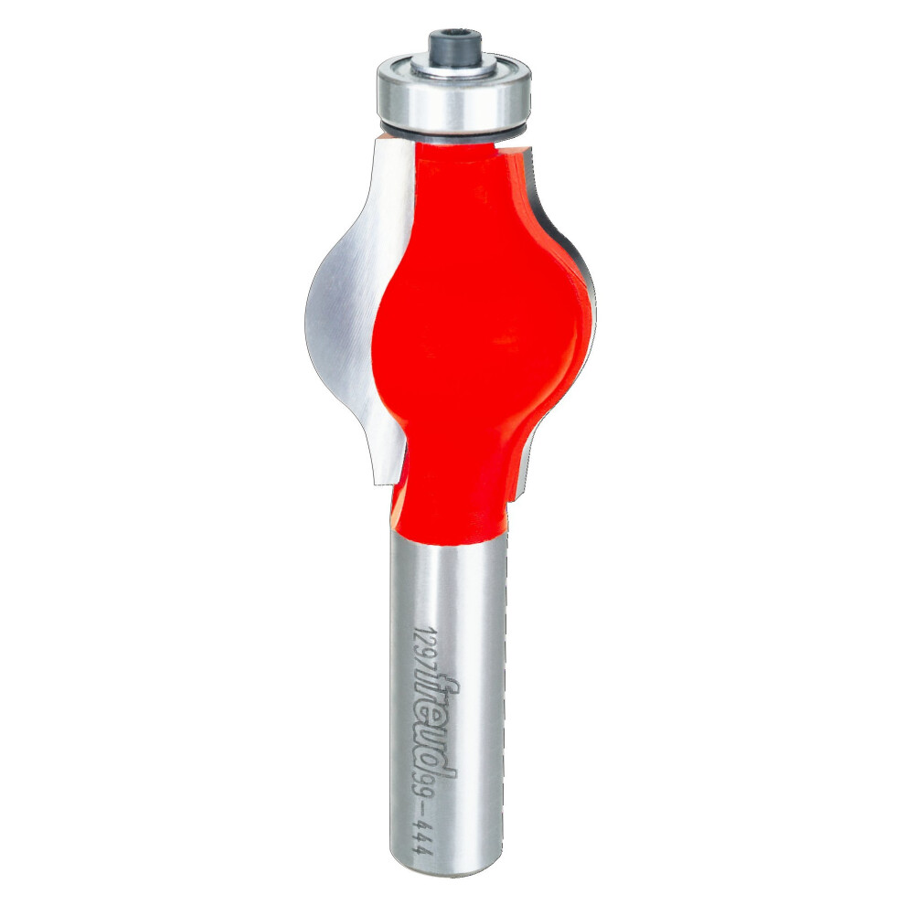 Freud 99-444: 1-3/16"""" (Dia.) Handrail Bit With 1/2"""" Shank 1/2"""" Large Radius 008925386155