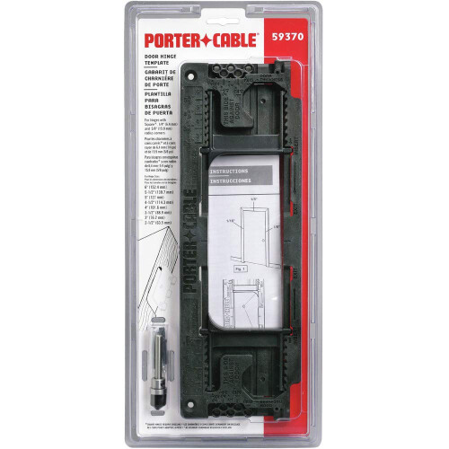 PORTER-CABLE 59370 Door Hinge Template  Silver 1