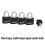 Master Lock Κλειδαριά Αλουμινίου Master Lock με Κλειδί, Μαύρη, 4 Τεμάχια, 131Q 4