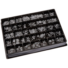Quartett-Zeichen fr Filz-Buchstabentafeln, 1,3 cm, Helvetica, Wei, 300 Buchstaben, Zahlen und Symbole (4421)