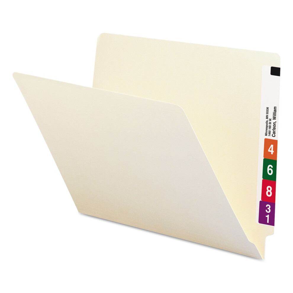 Photos - File Folder / Lever Arch File Smead End Tab File Folder Straight-Cut Tab Letter Size Manila 100 per Box 24100 (24100)