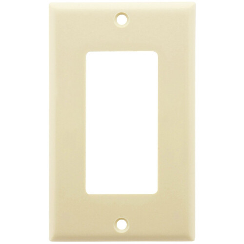 Leviton 80401-A 1-Gang Decora Placa de Parede, Amêndoa