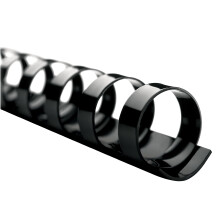 GBC 4000104 CombBind Standard Spines 3/4"""" Dimetro Capacidade de 160 folhas Preto (Caixa com 100)