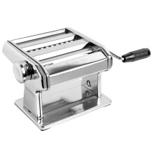 MARCATO Made in Italy Ampia 150 Classic manuelle Nudelmaschine aus Chromstahl. Macht Lasagne, Fettuccine und Tagliolini