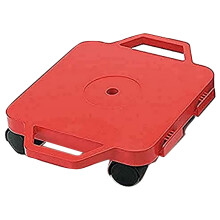 Cosom Scooter Board 12 inch Kinderzitje & Scoot Board met 2 inch niet-beschadigende nylon wielen en veiligheidsbeugels voor de lessen lichamelijke opv