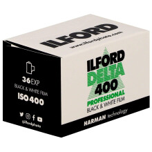 Ilford 1748192 Delta Pro 400 Fast Fine Grain Black and White Film ISO 400 35mm 36 Exposures