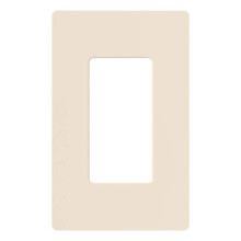 Lutron Claro 1 Gang Decorador/Painel de Parede, Brilhante, Amêndoa Clara (1-Pack) | CW-1-LA
