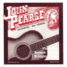 John Pearse p500xl bronze akustisk guitarstrenge ekstra lys