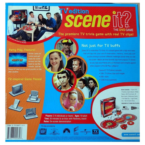 Scene It TV Edition DVD Trivia Television Game 1