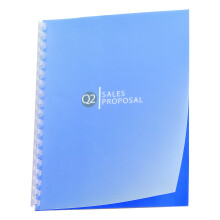 GBC Designer Premium Plus View Presentatie Bindomslagen Vierkante Hoeken Mat 25 Stuks Per Doos (GBC2514499) 11"""" x 8,5"""" x 10""""