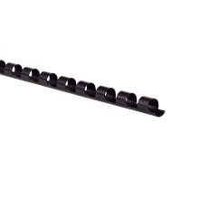 GBC Bindercken/Spiralen/Spulen, 1/2 Zoll Durchmesser, 90 Blatt Kapazitt, CombBind Schwarz, 100er-Pack (4000068), Modell: GBC4000068
