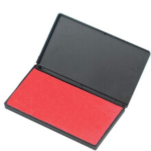 Charles Leonard Foam Stempelkussen Klein (7 x 10,5 cm) Rood (92230)