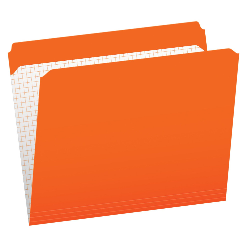 Photos - File Folder / Lever Arch File Pendaflex Reinforced Top Reinforced Tab Straight Cut Tab Colored File Folder PFXR152ORA(PFXR152ORA)