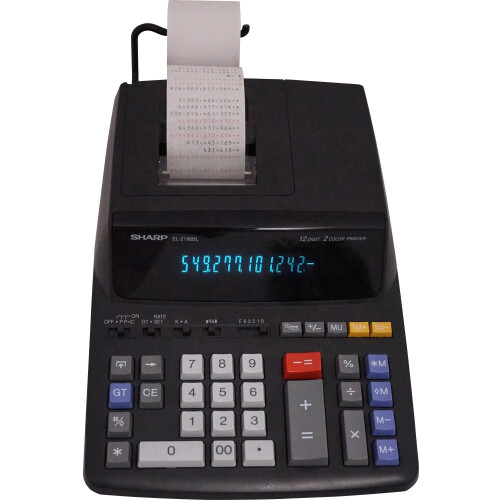 Sharp Sharp EL2196BL Standard Function Calculator  Black 1