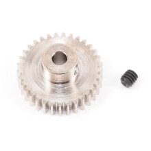 Robinson Racing 1033 Hard Nickel Plated Steel Motor Pinion Gear  1/8"""""""" Bore  48 Pitch  33 Tooth